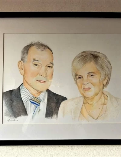 portret dziadków